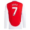 Maillot de Foot Arsenal Saka 7 Domicile 2024-25 Manche Longue